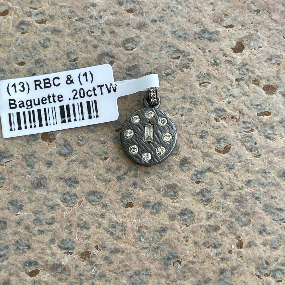 Sterling Silver 925 Diamond Pendant .20 carats total weight